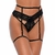 Tanga Silvana com Liga Patitex Preto - comprar online