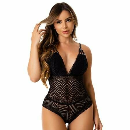 BODY SEXY DIANA INTIMA DELAS PRETO P - comprar online