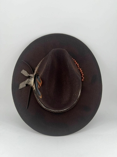Chapéu BoHo Chic - Feltro aba grande (10cm) - loja online