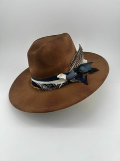 Chapéu BoHo Chic - Feltro aba grande (10cm) - comprar online