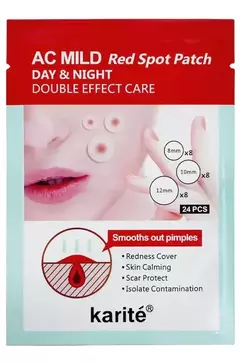 Parches Anti Acne Granos y Puntos Negros. Dia y Noche - KARITE
