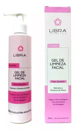 GEL DE LIMPIEZA FACIAL X 200GR PIEL SENSIBLE LIBRA
