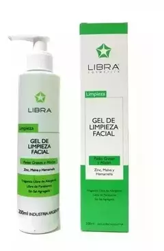 Gel de Limpieza Facial piel Mixta x 200ml LIBRA