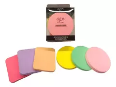 Set Esponjas Aplicadora Facial 6 unidades - CITY GIRL en internet