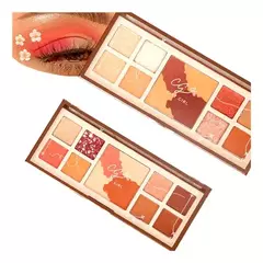 Paleta Mixta de Sombras y Contornos de Ojos Mate, Shimmer y Glitter - CITY GIRL