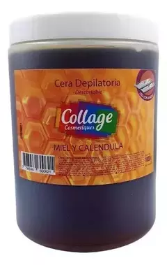 Cera Depilatoria Sistema Descartable con Miel y Caléndula COLLAGE 1Kg