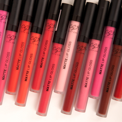 Labial Líquido. Lip Gloss Matte 6 TONOS, Caja B (7-12) CITY GIRL