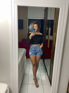 Short Jeans com Corrente - comprar online