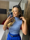 Blusa Tricô Gola Alta
