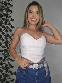 Cropped Corset na internet