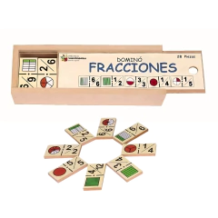 Juego de Mesa Dominó de Fracciones Didáctico