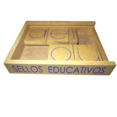 Sellos Escolares de Vocales - comprar en línea