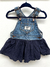 Vestido de Jean Osh Kosh con volados - 6M - como nuevo!!