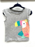 Remera sin manga Carters gris con loro estampado - 18M