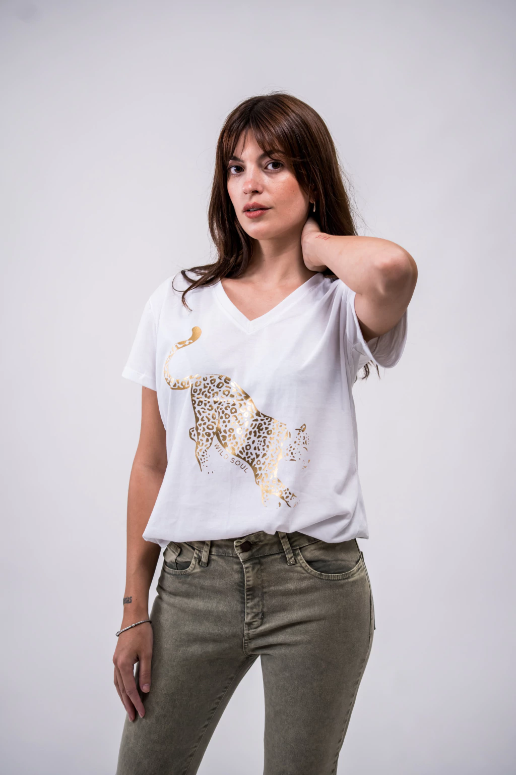 REMERA SOUL DORADA