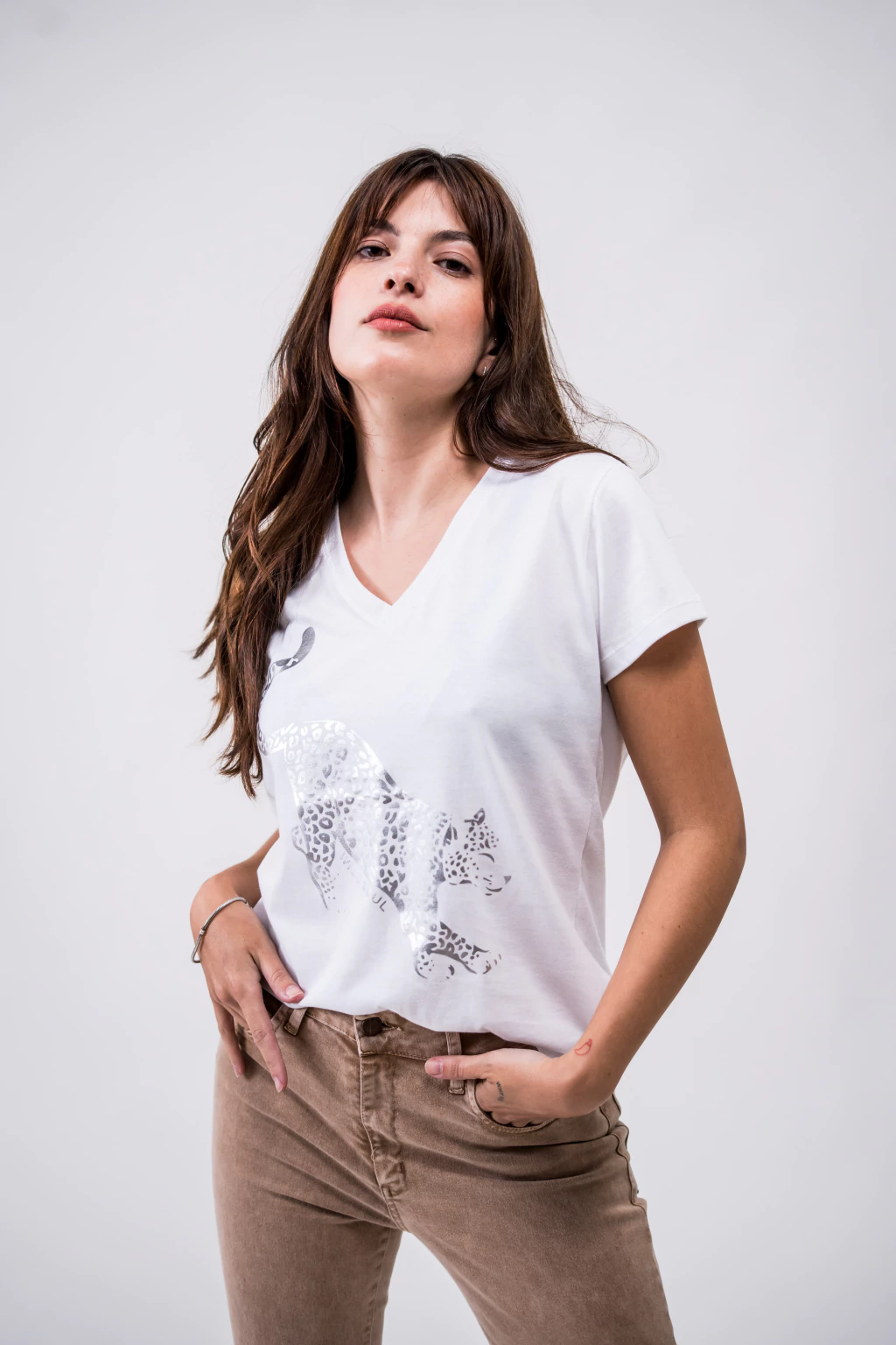 REMERA SOUL PLATEADA