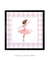 Quadro Decorativo Bailarina xadrez