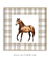 Quadro Decorativo Cavalo Xadrez Bege 2 - comprar online