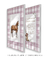 Imagem do Quadro Decorativo Dupla cavalo xadrez rosa