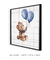 Quadro ursinho balão - comprar online