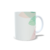 Caneca personalizada com frase sobre fé e café – porcelana premium

