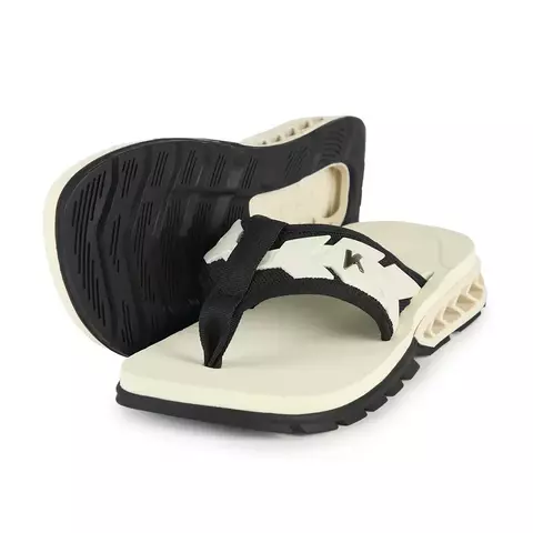 CHINELO KENNER RAKKA ULTRA FULL FORCE PVC/POLIESTER PRETO/BAUNILHA