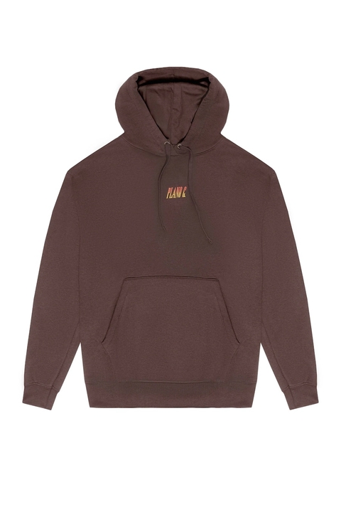 MOLETOM PLANO C FLAMES MARROM