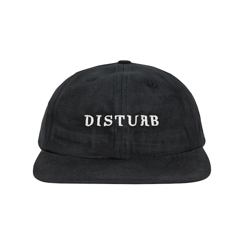 Boné Disturb Washed 6-Panel In Black
