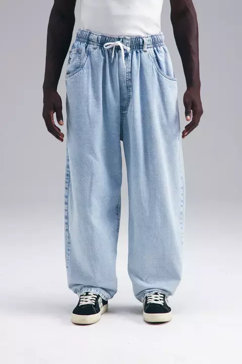 CALÇA BALLON JEANS PANTS STAR LIGHT WASH