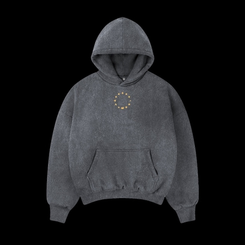 MOLETINHO WANTED OVERSIZED TIME PRETO MARMORIZADO