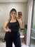 Blusa Top decote halter canelado premium - Moda mari