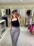 Blusa top decote halter Tricot