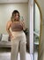 Blusa Top decote halter canelado premium na internet