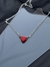 Cadenitas Corazón Rojo para Compartir - Acero Quirúrgicodo - comprar online