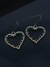 Aros Colgantes Corazón con Espinas - Acero Quirúrgico