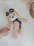 Urso Aviador / Detalhes Azul Marinho - comprar online