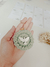 Chaveiro Espírito Santo para lembrancinha- Verde chá + Medalha com nome na internet
