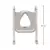 Assento redutor com escada cinza - Maritaca Baby & Kids