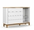 Cômoda Flow Branco Soft / Freijó / Eco Wood - comprar online