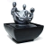 Fuente De Agua Feng Shui Yoga Cascada Zen Luz Led + Esfera - comprar online