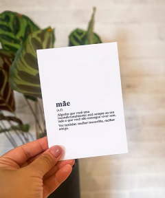 Postal dia das Mães - comprar online