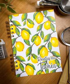 Caderno de receitas limões - comprar online