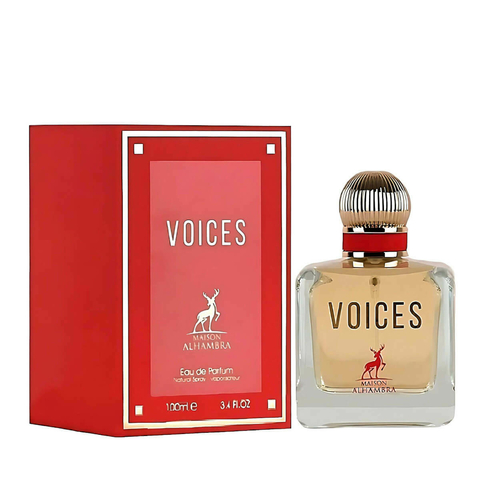 Voices 100ml EDP Maison Alhambra (Inspirado Voce Viva Valentino for Women) – PERFUME ÁRABE