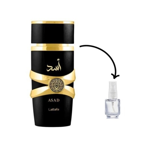 Asad Lattafa Perfumes Masculino - 5 ml