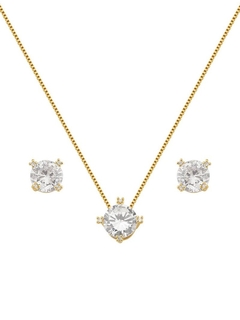 Conjunto ponto de luz com zircônias