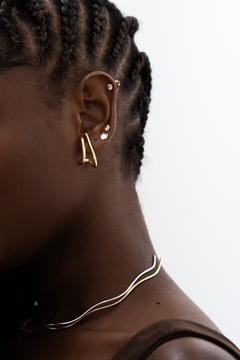 brinco earhook organica dourado na internet