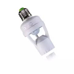 Sensor De Presença Com Fotocélula Para Lâmpada Soquete E27