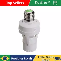 Sensor De Presença Com Fotocélula Para Lâmpada Soquete E27 - loja online
