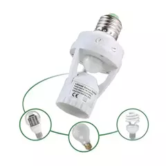 Imagem do Sensor De Presença Com Fotocélula Para Lâmpada Soquete E27