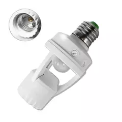 Sensor De Presença Com Fotocélula Para Lâmpada Soquete E27 - PEQUIBR IMPORTS